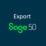 Export pour Sage50/Ciel